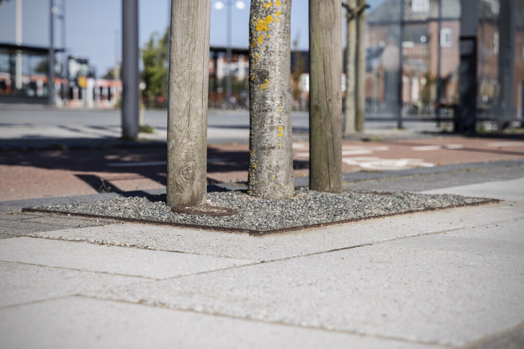 Lithomex Deko-Drain LAR-løsning på Holstebro Station