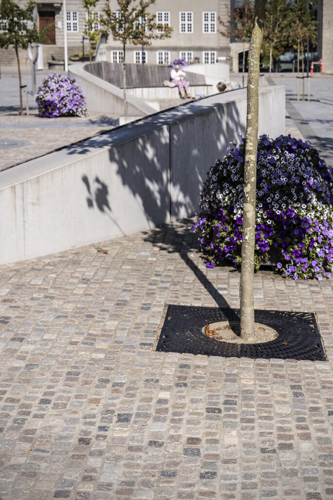 Lithomex Styrkefuger anvendt på T. W. Jensens Plads i Struer