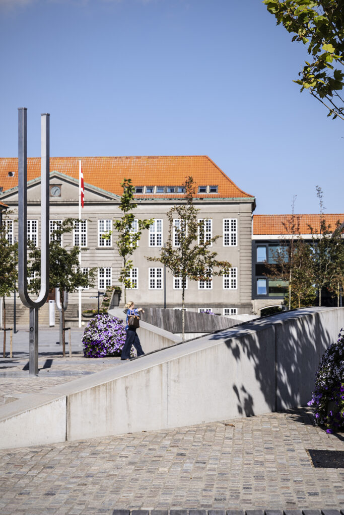 Lithomex Styrkefuger anvendt på T. W. Jensens Plads i Struer